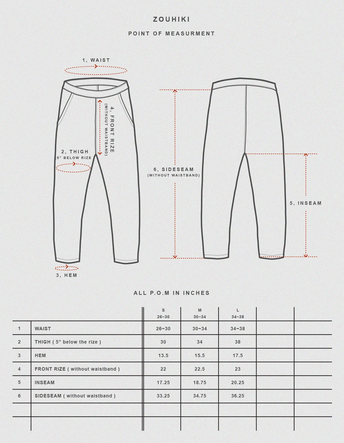 ジャパンスタイルグラフィックス ZOUHIKI - NATURAL | Prospective Flow | Japanese Fashion for Men